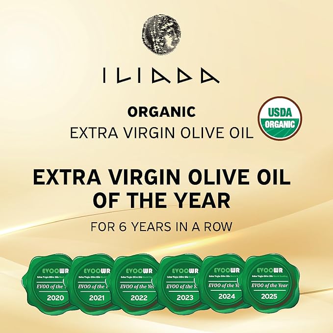 Aceite de Oliva Extra Virgen Orgánico Iliada 750ml miniatura 4