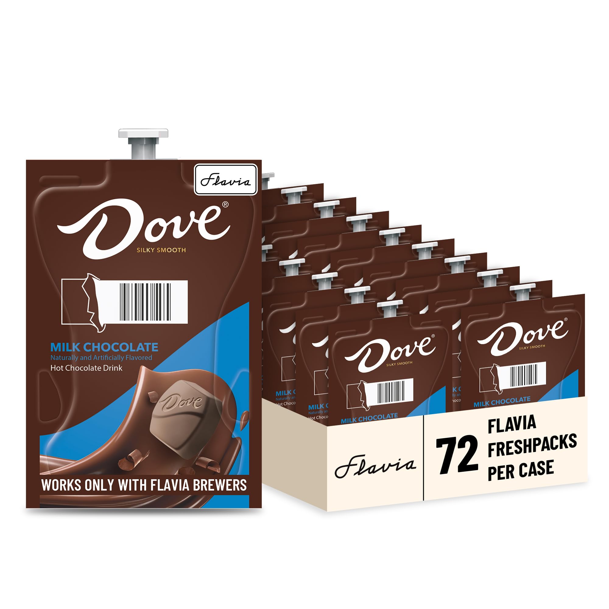 Flavia Dove Hot Chocolate Freshpacks for Flavia Brewers (Case of 72)