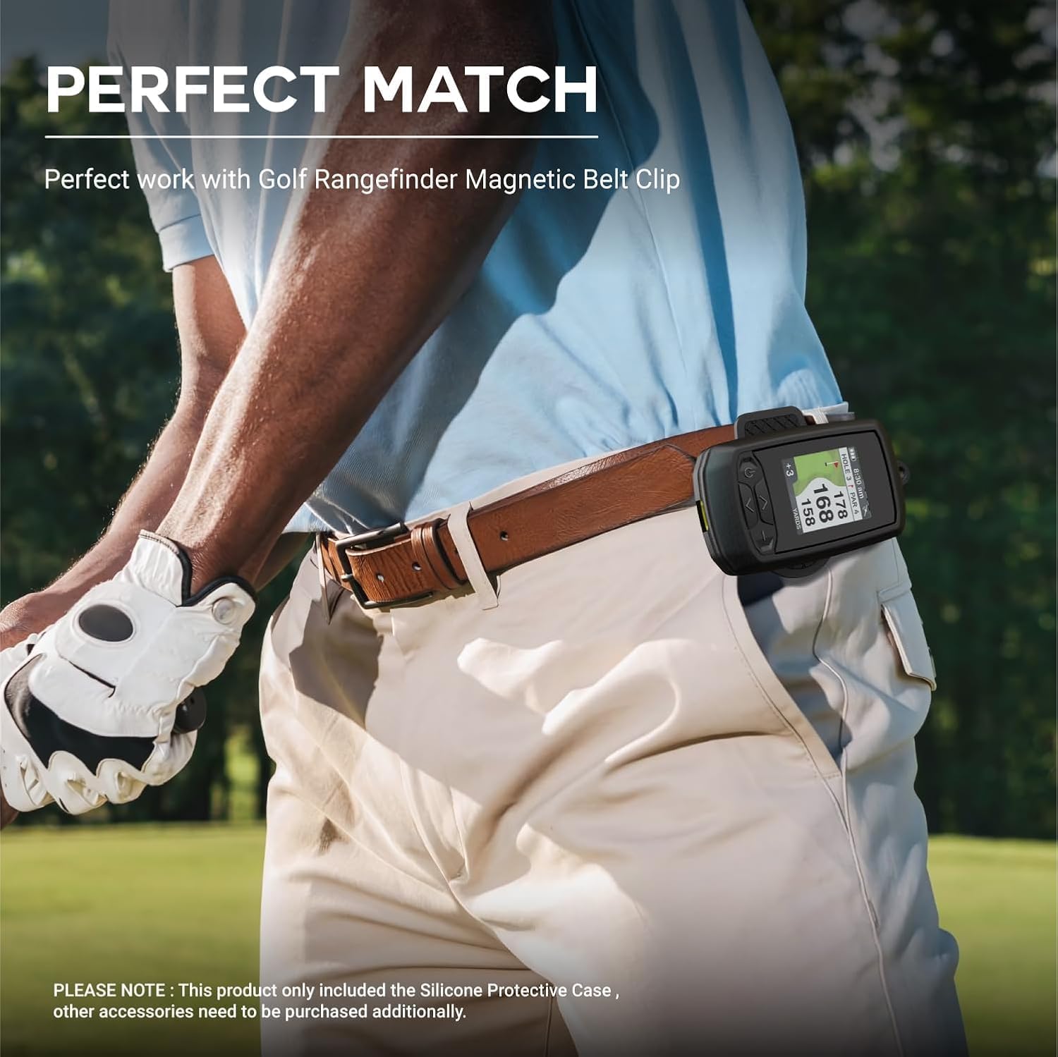Silicone Case Compatible with Izzo Swami 6000 Handheld Golf GPS - Black (Swami 6000)