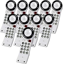 Med-Pat XL88Q - Easy to Use One-Piece Telephone with Ring/in-Use Light Indicator, Extra Loud-Extra Clear Volume Boost, for Busy Settings, Elderly & Teenagers, Corded Landline Telephone, Pack of 10