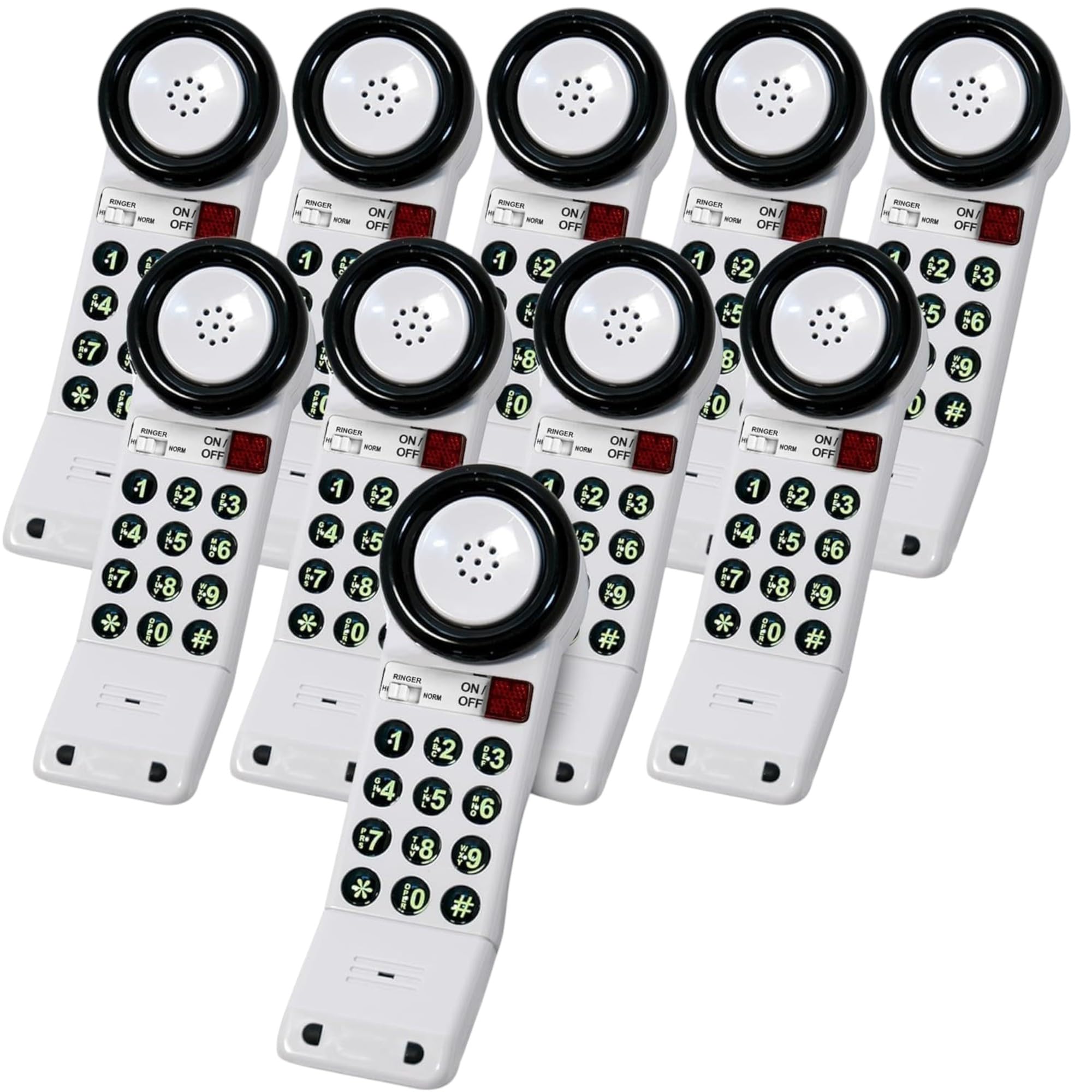 Med-Pat XL88Q - Easy to Use One-Piece Telephone with Ring/in-Use Light Indicator, Extra Loud-Extra Clear Volume Boost, for Busy Settings, Elderly &