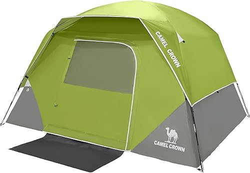 Miniatura 7 de CAMEL CROWN Tiendas de campaña 246 persona impermeable rápida fácil instalación plegable al aire libre mochilero tiendas de campaña familia