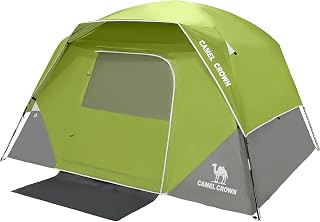 CAMEL CROWN Tents for Camping 4/8 Person Waterproof Quick Setup Folding Outdoor Backpacking Tents 4 People Family Hiking
