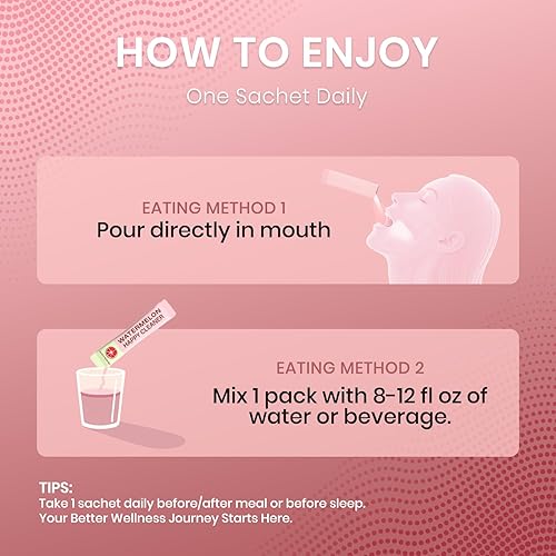 Miniatura 7 de Happy Cleaner - Probiótico en polvo, sabor a sandía, fibra orgánica, salud intestinal, salud inmunológica, antioxidante natural, 30 porciones