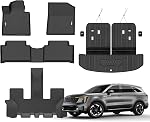 Floor Mats for 2011-2020 Toyota Sienna 8 Seats All Weather TPE Protection Floor Liners Full Set for Toyota Sienna 8 Passenger Accessories