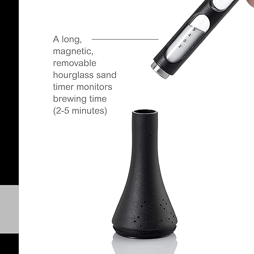 Miniatura 3 de AdHoc Santea Floating Tea Egg with Magnetic Hourglass - Stainless Steel Tea Accessory - Tea Strainer with Magnetic Timer Stem - Dishwasher-Safe Tea