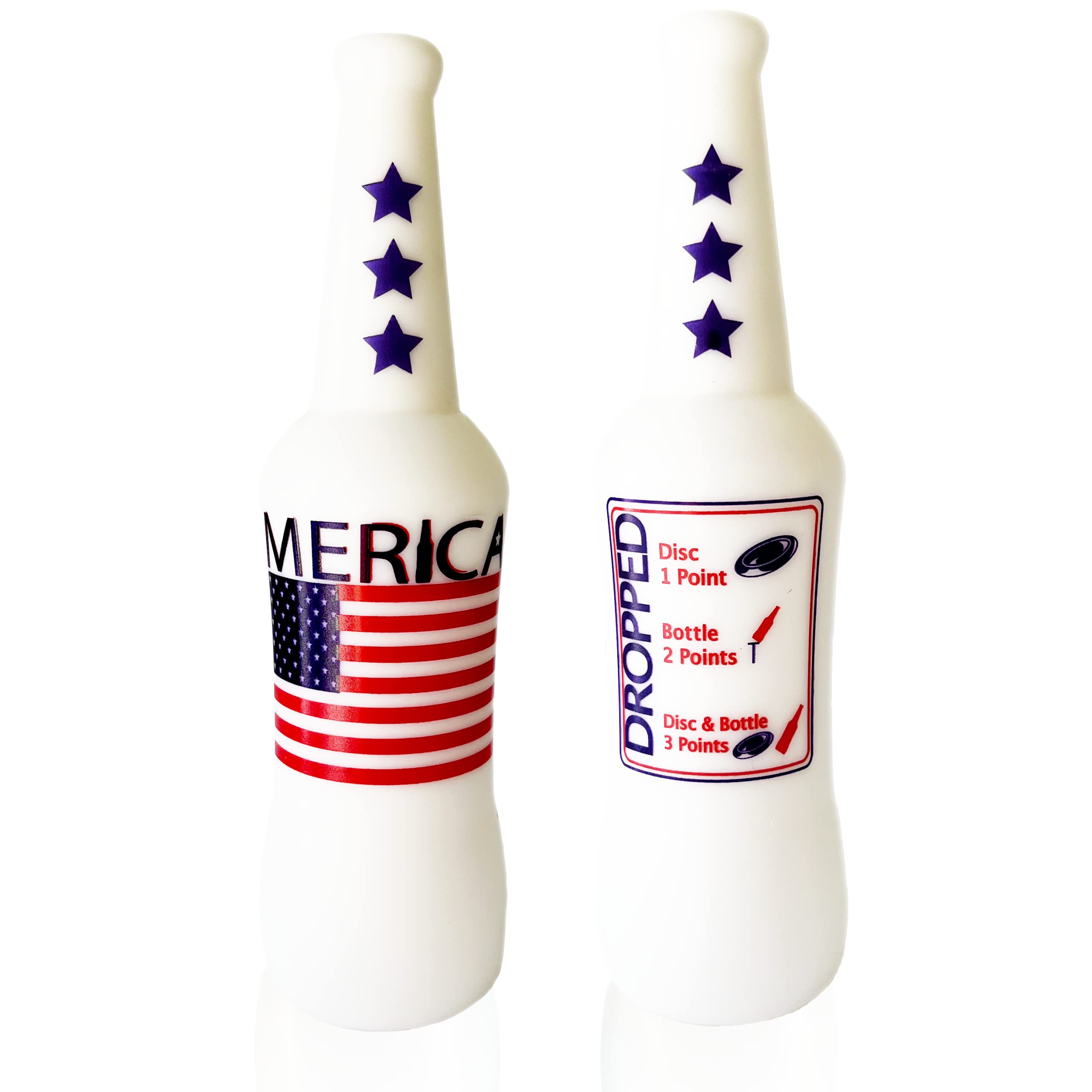 Poleish Sports Bottle Bash USA Bottle Set, White