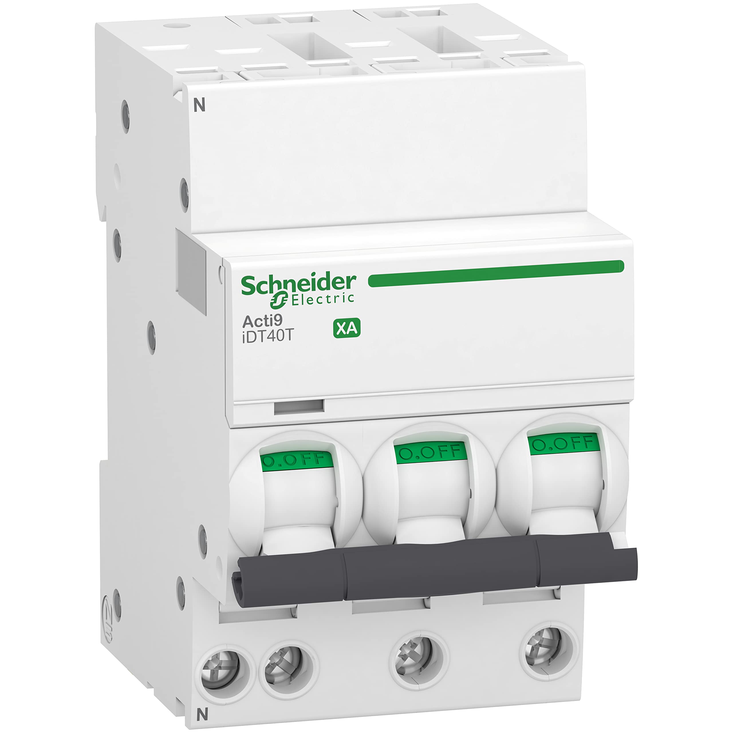 Schneider Electric Acti9 iDT40T XA disjoncteur modulaire 3P+N 16A courbe C 6kA A9PA2716