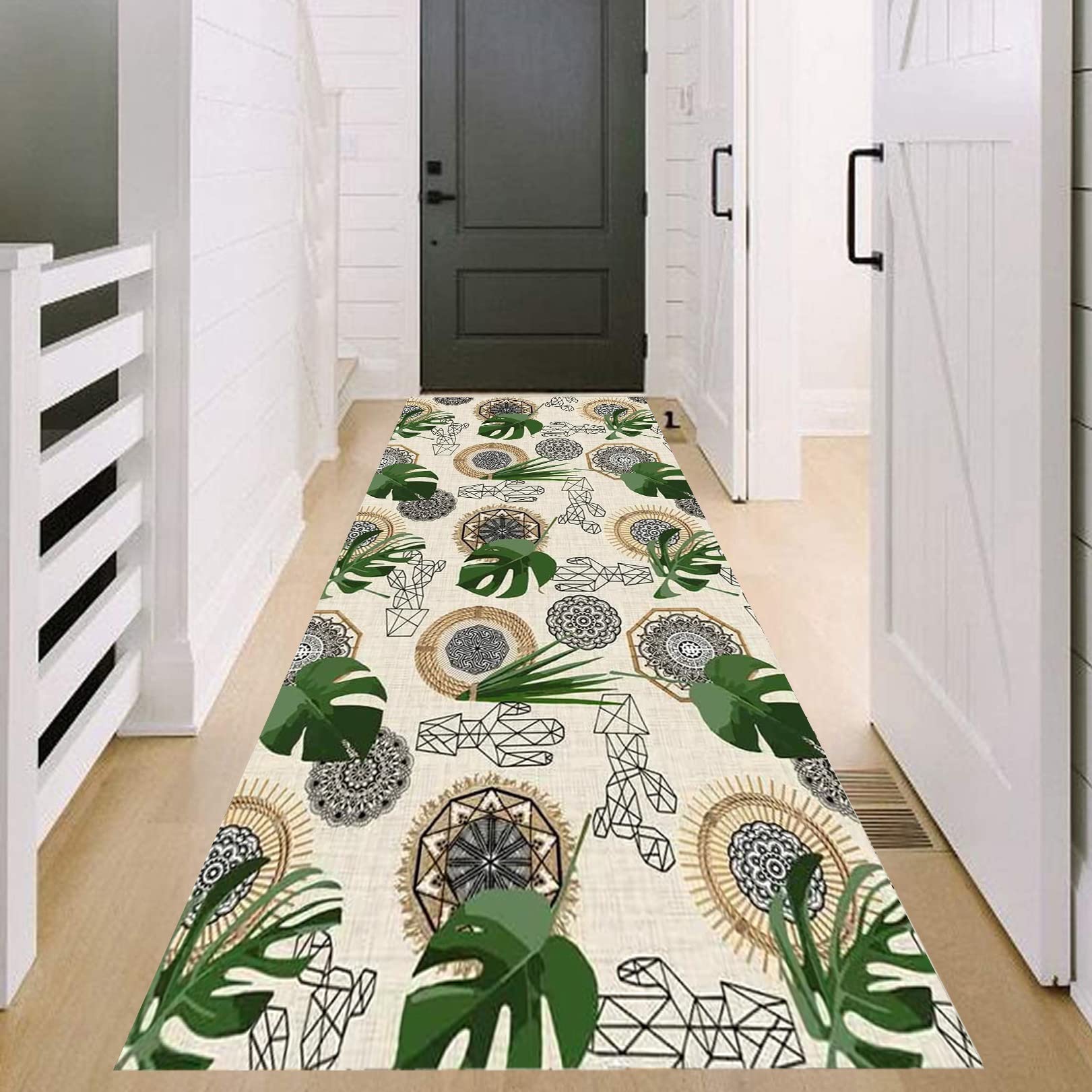 Tapijtloper Vloerkleed Anti-slip Keukentapijt Tapijten Wasbaar Woonkamer Slaapkamer per meter Haltapijt 50X500CM Groen Zwart Vloerkleed Keukenloper Tapijtmatten Deurmatten Lopers Polyester Badmatten Tapijtloper Vloerkleed Anti-slip Keukentapijt Tapijten Wasbaar Woonkamer Slaapkamer per meter Haltapijt 50X500CM Groen Zwart Vloerkleed Keukenloper Tapijtmatten Deurmatten Lopers Polyester Badmatten