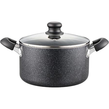 Amazon Co Jp パール金属 両手鍋 22cm Ih対応 ガス火対応 ガラス蓋付 マーブルセレクト Hb 2725 ホーム キッチン