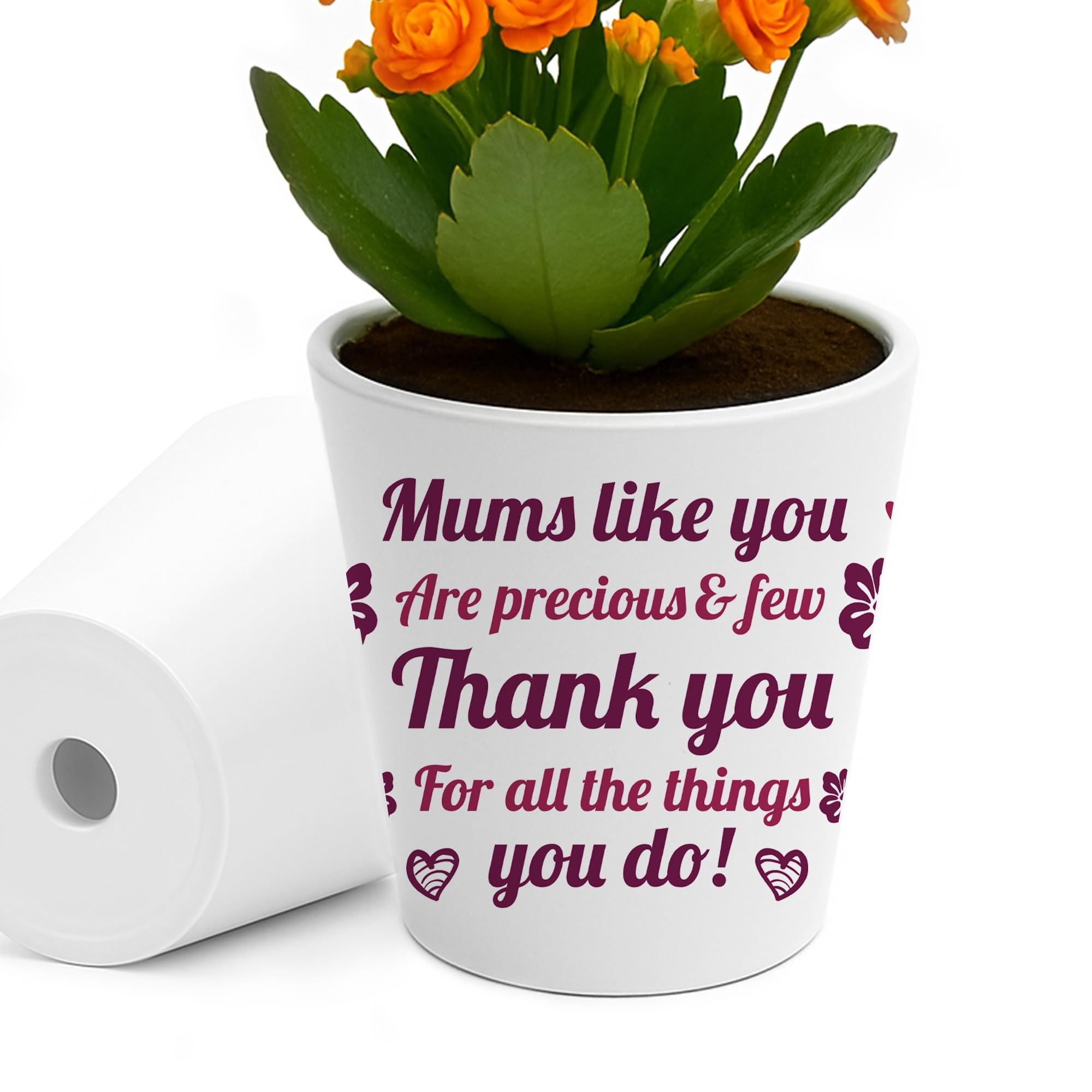 Red Ocean Mum Birthday Gifts Best Mum Ever Plant Pot Gifts for from Daughter Son Unique Garden Gift Ideas for on Birthday Mothers Day Christmas