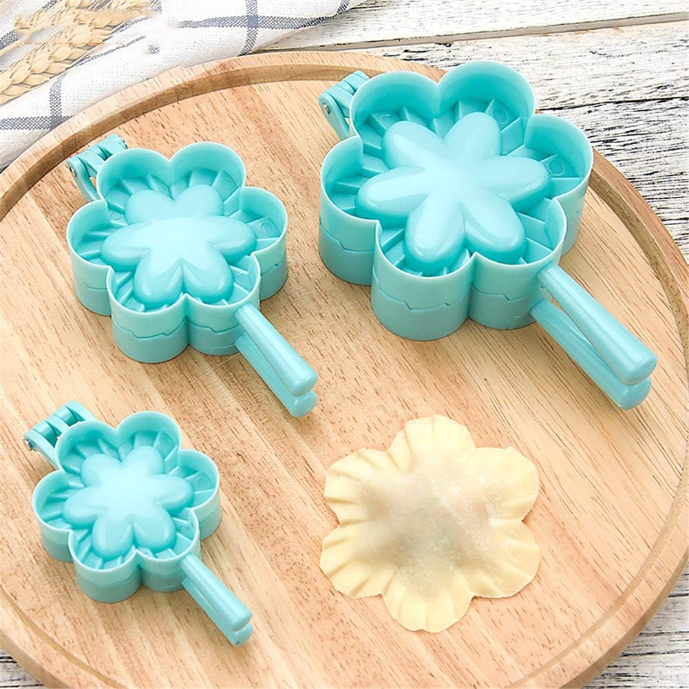 LEAMALLS3 Pcs Dumpling Maker Pie Ravioli Mould Wrapper Dough Cutter, Pastry Maker Kitchen Tool for Cooking Dumpling Mould Accessories