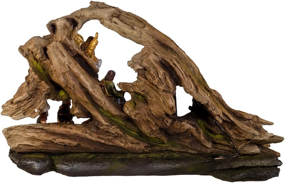 70% оƒƒ Evеrуthіng Kurt S. Adler 9 LED Grotto Scene Table Piece Nativity Set