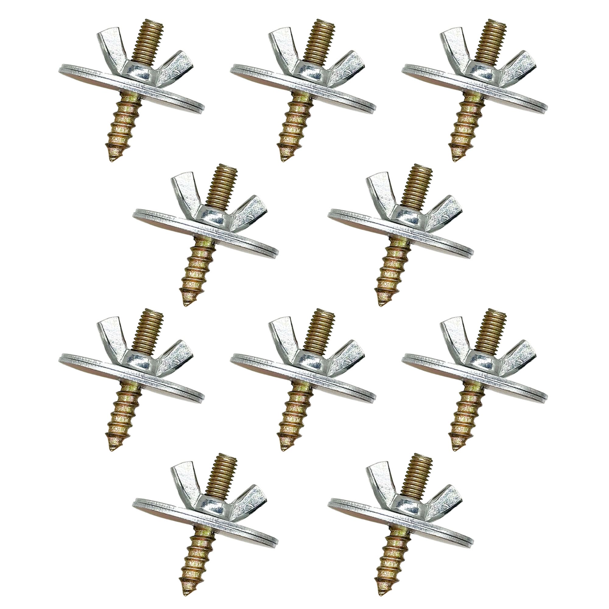 Bird Cage Screws, Bird Perch Screws, Nuts and Make Bird Perches, Stand Platform Accessories for Fixing Pet Cage, Playground Perch, Food Feeder (10, 3cm(1.18inch))