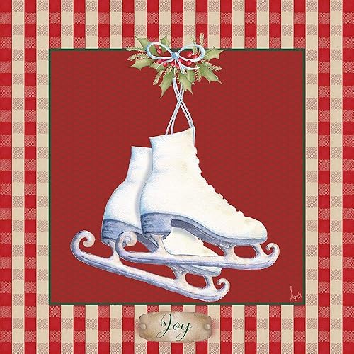 Posterazzi PDX13636ALARGE Hometown Christmas III Andi Metz - Póster impreso, 24 x 24 pulgadas, multicolor