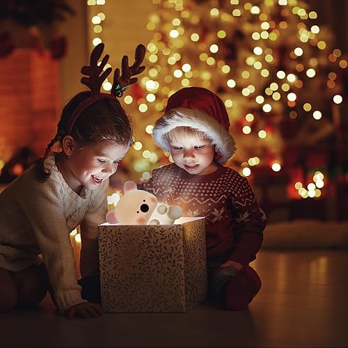 Miniatura 7 de Gelielim Luz nocturna recargable para niños, luz nocturna para bebé, luz nocturna para guardería, luz nocturna de 2 niveles de brillo y