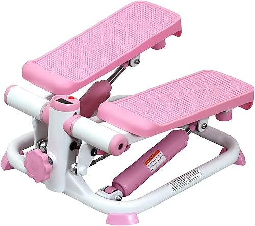Vista 2 de Sunny Health & Fitness Mini Steppers for Exercise at Home, Stair Step Workout Machine, Full Body Cardio Equipment, with Optional Free SunnyFit App