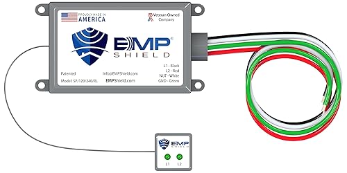 Miniatura 4 de EMP Shield Protección contra rayos y EMP para el hogar + Defensa CME para caja de interruptores montada al ras (SP-120-240-RLmodelo oculto)