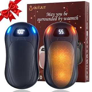 Magnetic Hand Warmers Rechargeable 2 Pack, 12000mAH Electric Hand Warmer, Portable Pocket Warmer, 21-Speed Heating, Gifts for Christmas/Outdoor/Skiing/Camping, Hunting Accessories - Amazon product rated Grade A