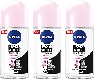 مزيل عرق دوار من نيڤيا برائحة منعشة للنساء، سعة 150 مل، حماية 48 ساعة ومضاد للبقع والتهيج