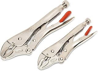 Crescent 2 Pc. Curved Jaw Locking Pliers with Wire Cutter Set - CLP2SETN-08