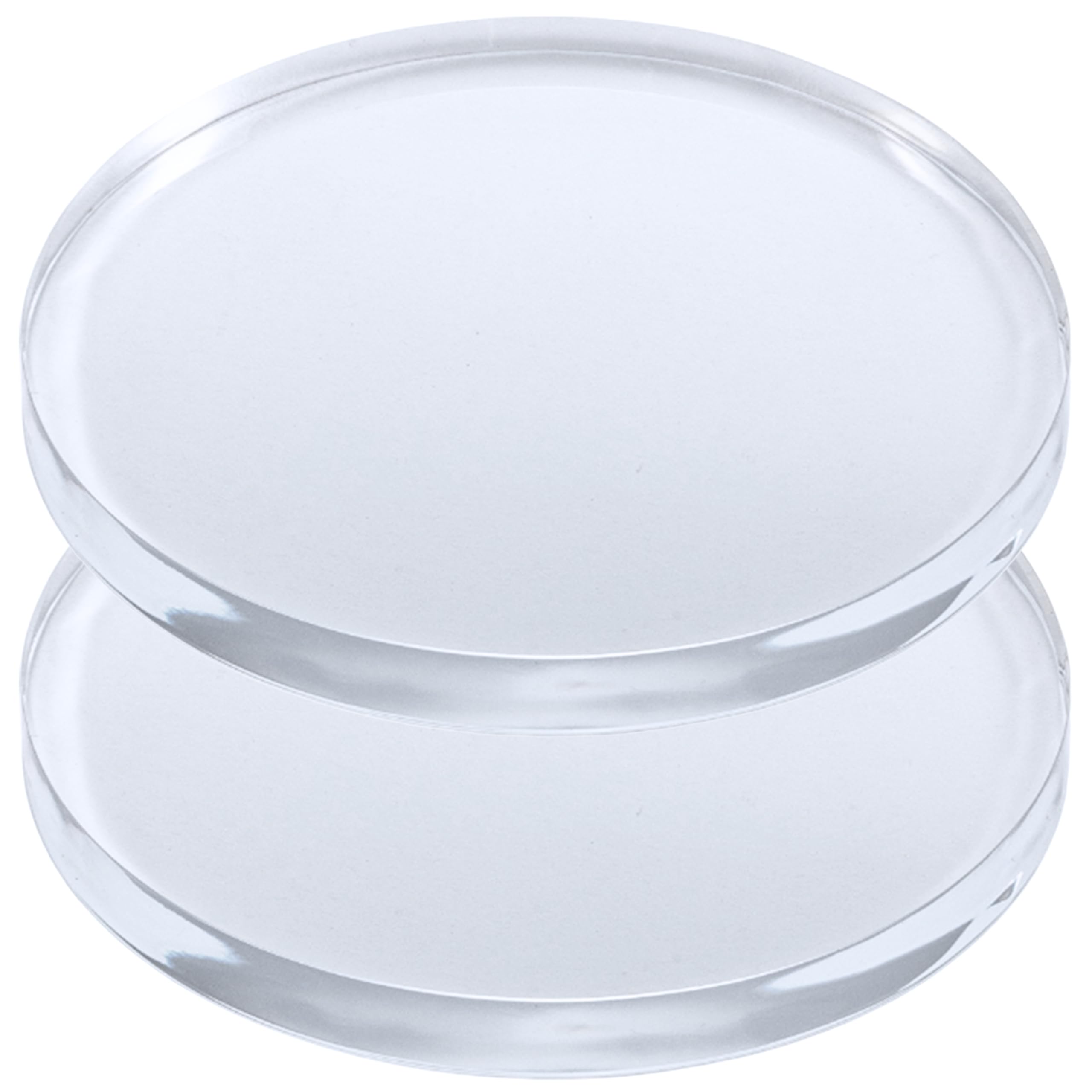 Amazon.co.jp: つくしサイエンス アクリルブロック 直径100mm×厚さ10mm