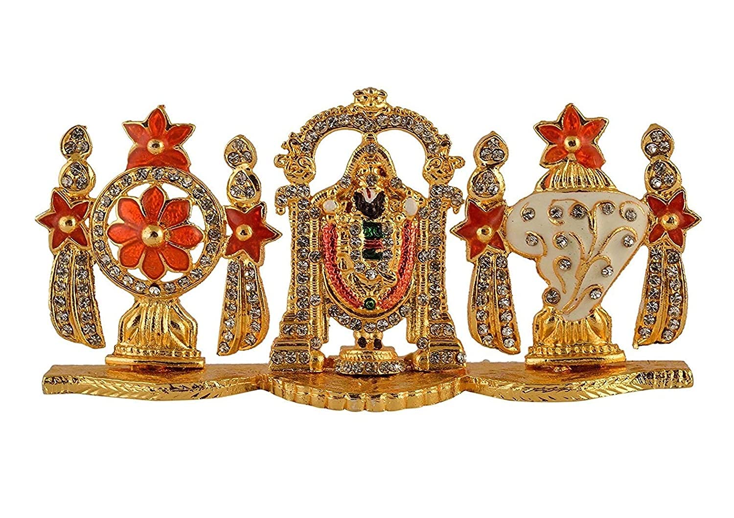 Buy ADIYOGI Tirupati Balaji Idol Lord Venkateswara Idol Metal Statue for Car Dashboard