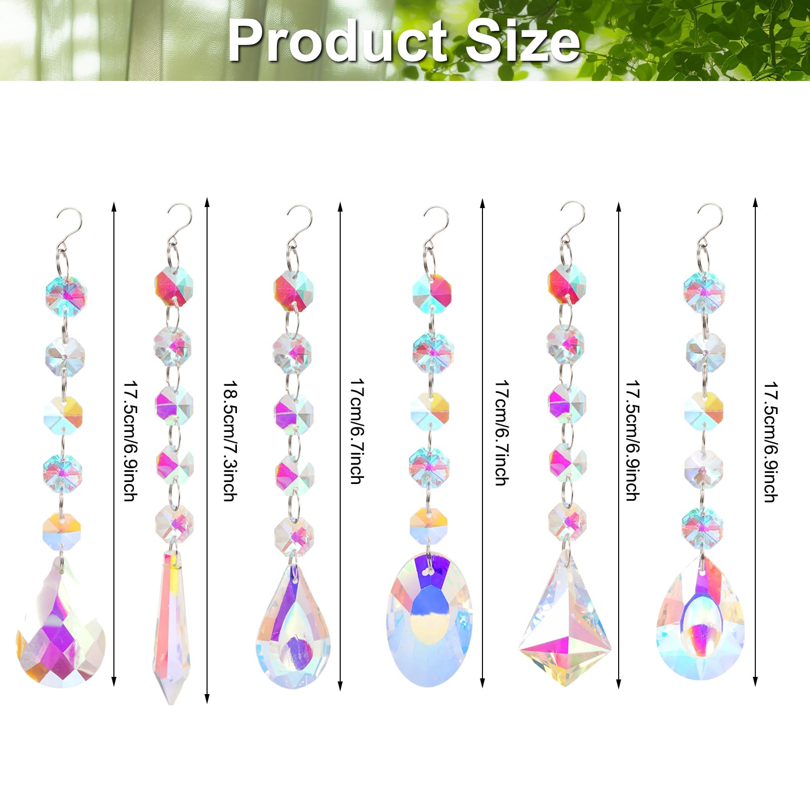 MilaBoo® Suncatcher Zonnevanger, knutselset, doe-het-zelf Suncatcher, set van 6 of klaar gemonteerd, knutselset voor kinderverjaardag, raamdecoratie, lichtvanger, cadeautje voor kinderen