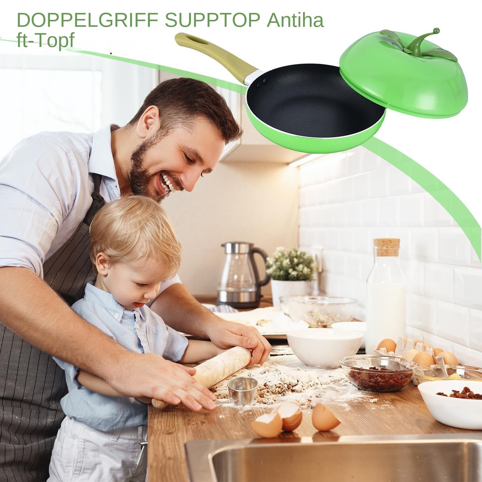 Pentola Per Sugo Con Coperchio Pratico E Multiuso Antiaderente A Forma Di | Pentola E Padella Adatte All'Induzione Per Cucina Domestica, Ristorante, Pasta, Zuppa, Spaghetti, Brodi E Risotti