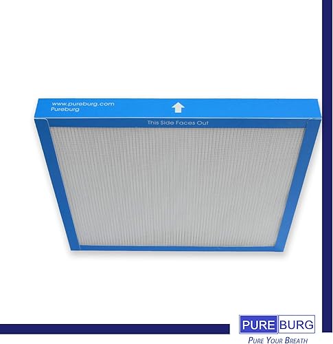 Miniatura 5 de PUREBURG Filtro de repuesto AF-10FL compatible con HoMedics Total Clean AF-10, AP-15, AR-10 purificadores de aire, AP-15CRF  AF-15, H13 HEPA con