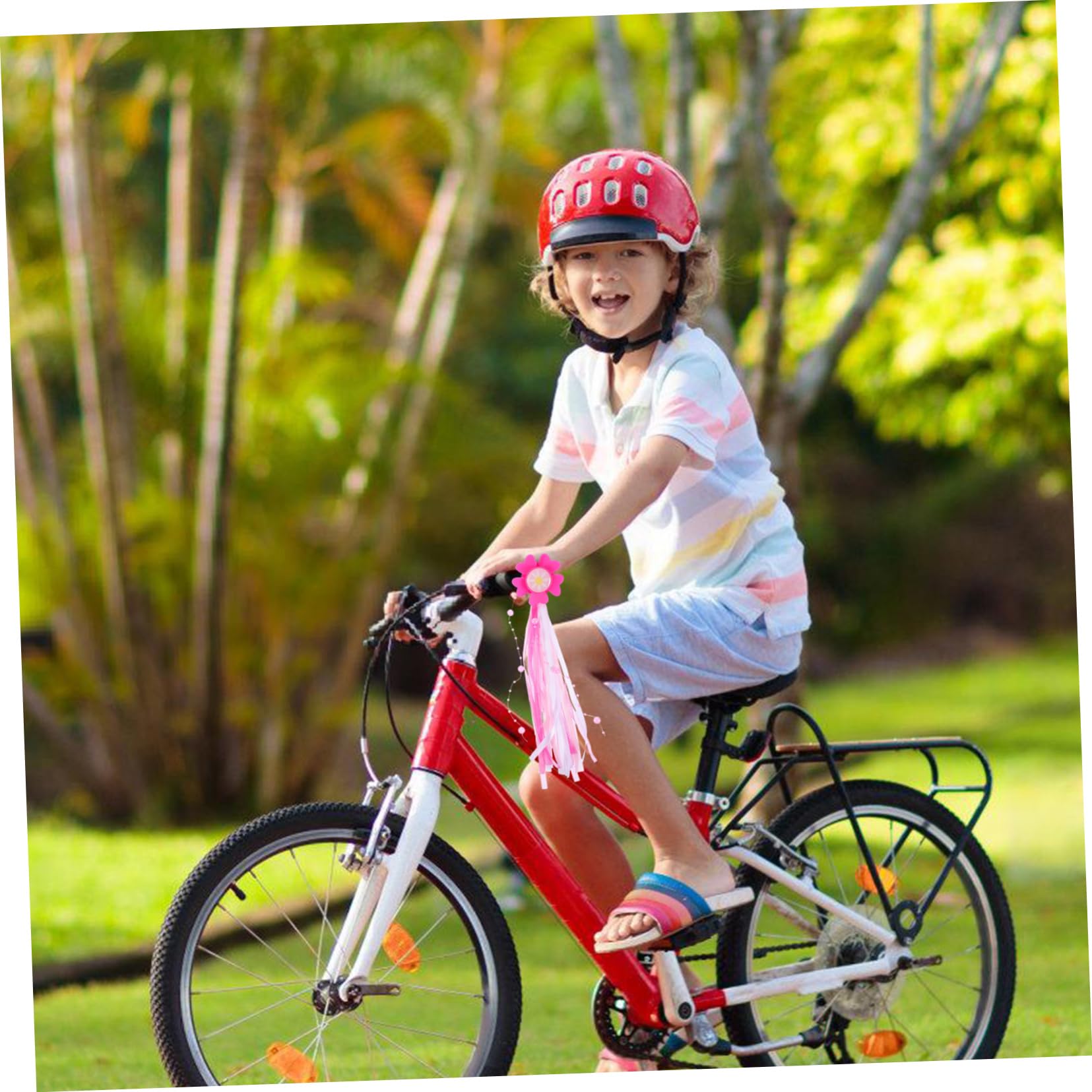 Toyvian Decoraciones De Manillar De Bicicleta Y Scooter Borlas Accesorios Bicicletas Y Patinetes Adorno
