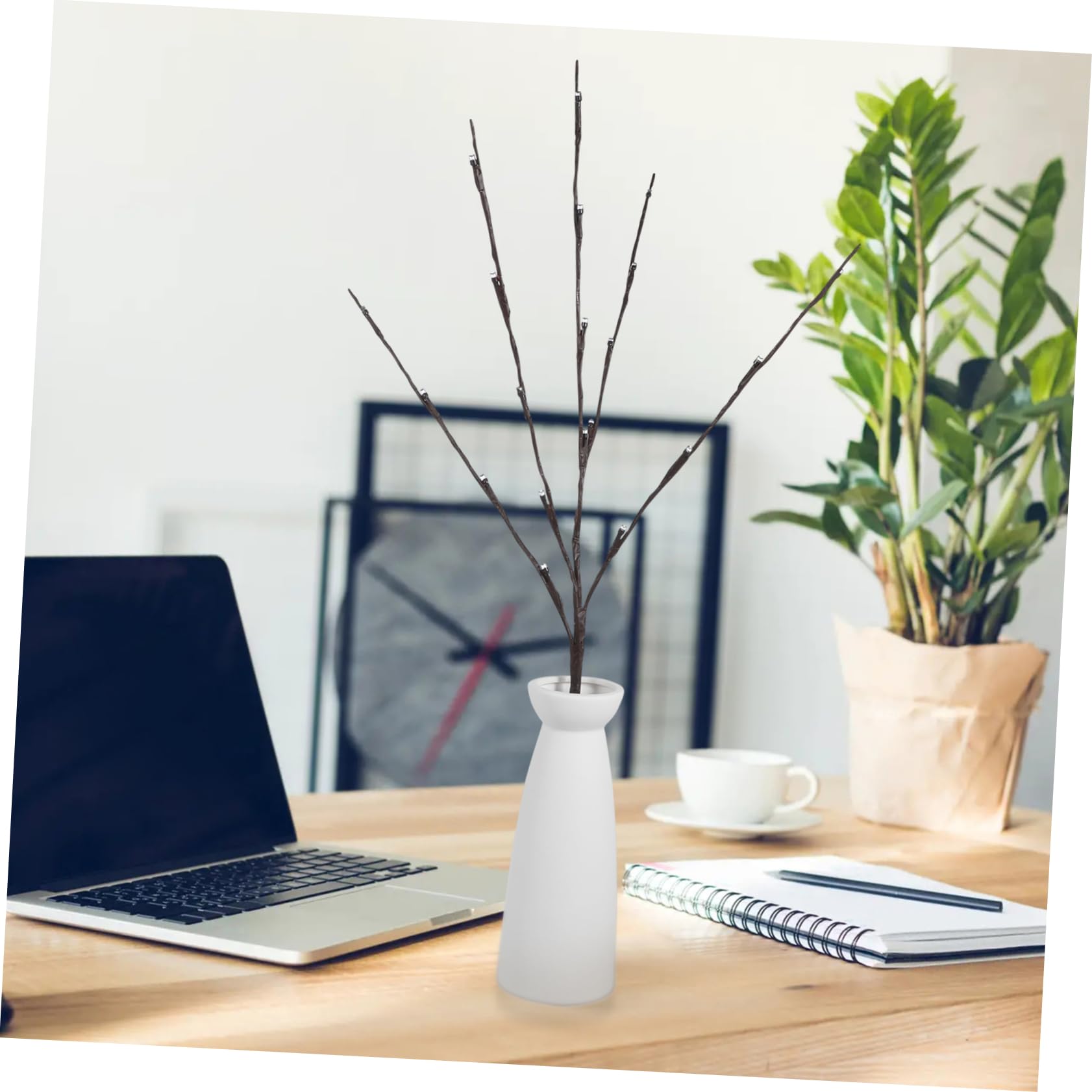 Amosfun 1pc LED Branch Tree Lights Warm Decorative Lamp for Home Head Design Battery Operated for Interior Decoration Festivals and Romantic Atmosphere