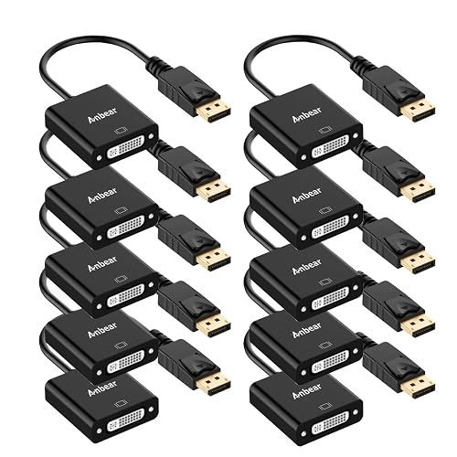 DisplayPort to DVI Adapter 10PACK