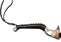 Vista 2 de MCD - Fundas de palanca de motocicleta de cuero negro resistente para motocicletas HD, sin flecos