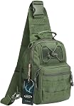 G4Free Tactique EDC Sac à friser, Sac à dos militaire sport pour le corps croisé Sac à main pour la chasse à la randonnée