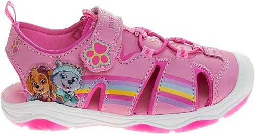 Miniatura 3 de Nickelodeon Zapatos iluminados de Paw Patrol para niñas, sandalias de verano, zapatos de agua para niños, Skye Everest, correa ajustable para playa,