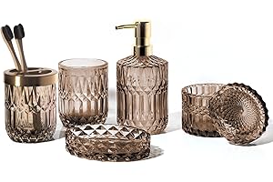 EMPO Brown Toothbrush Holder Set: Sophistication for Your Bathroom