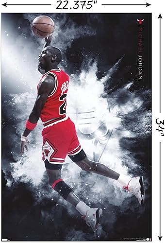 Miniatura 3 de Trends International Michael Jordan - Póster de pared Burst