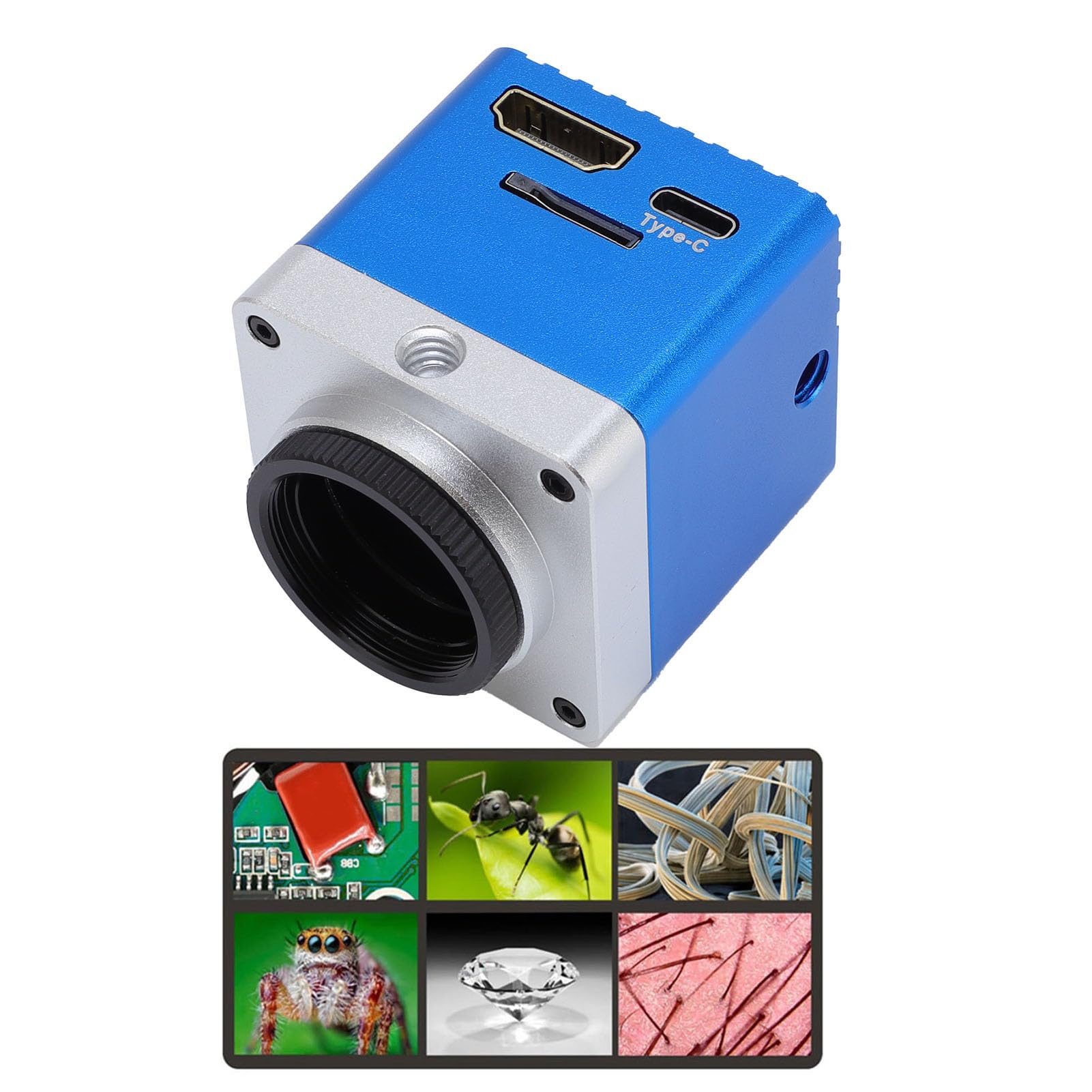 CAMERA Industriale del Microscopio HD 4K 8.3MP 3840x2160 Risoluzione 1/1.8 Interfaccia Display HD TIPO DI VISUALITÀ C TIPO CAMERA DI USCIO DI USCIO