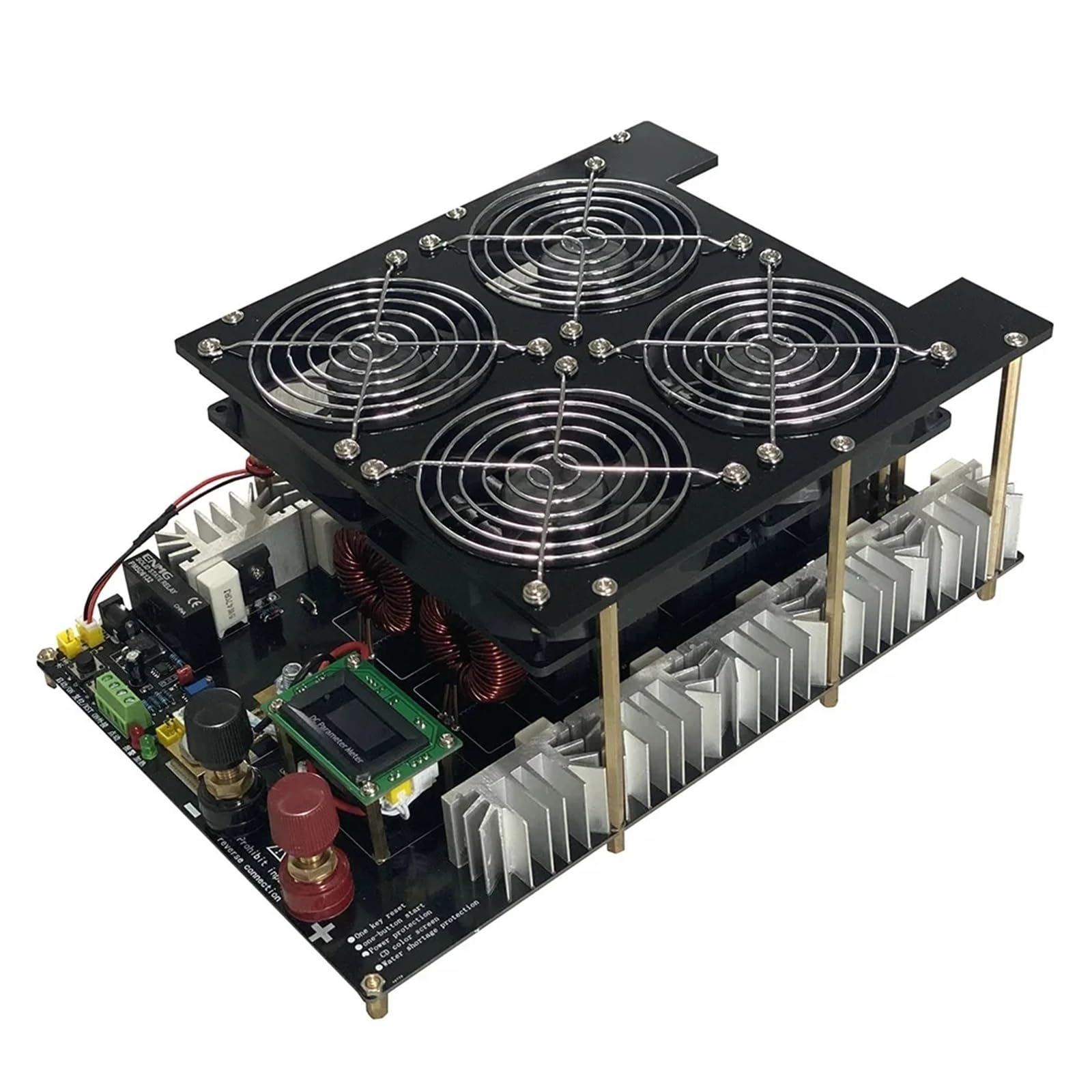 5000W ZVS nagrzewnica indukcyjna nagrzewnica indukcyjna płytka drukowana maszyna grzewcza stopiony metal + cewka + pompa + zasilacz