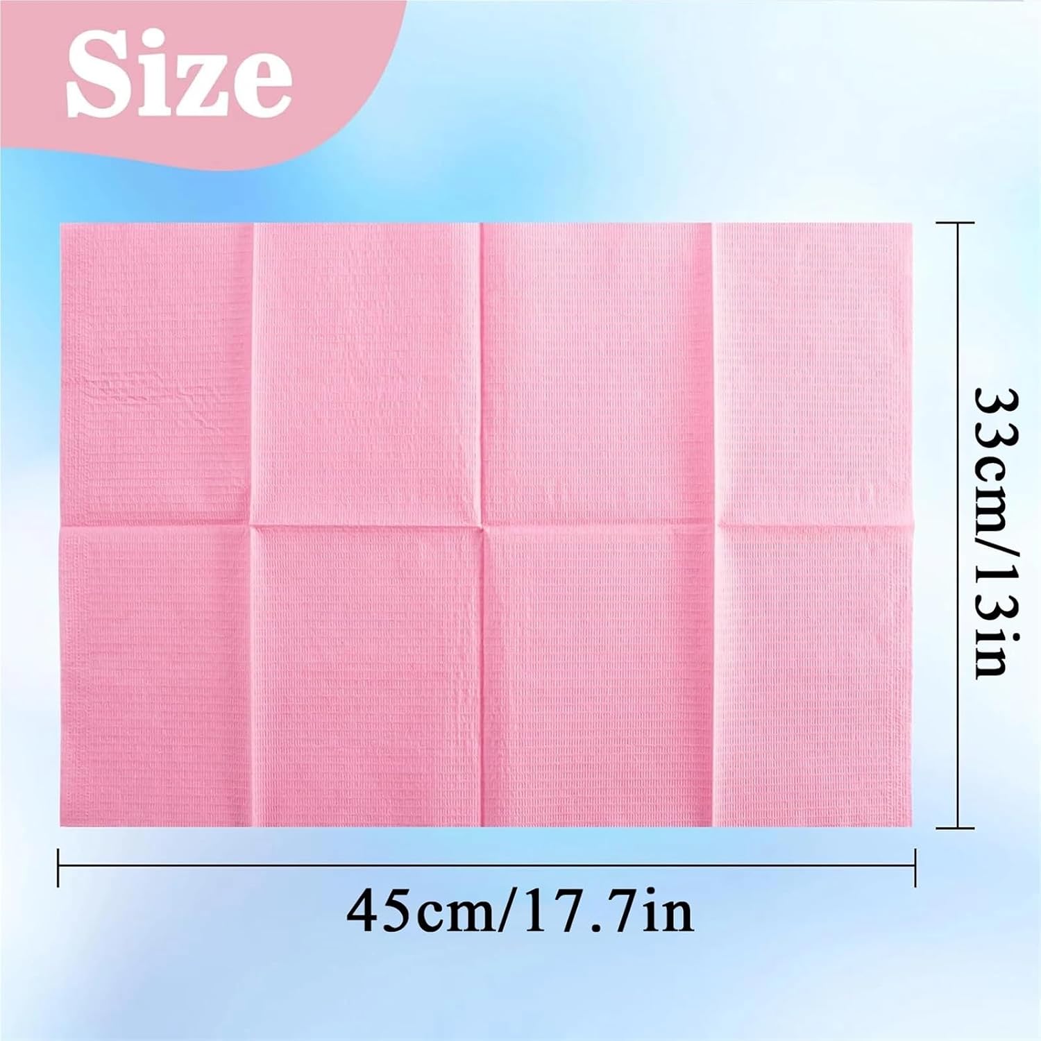 Disposable Nail Mats 250 Pcs Disposable Dental Bibs Tattoo Clean Pad Table Covers Napkins Accessories for Permanent Makeup