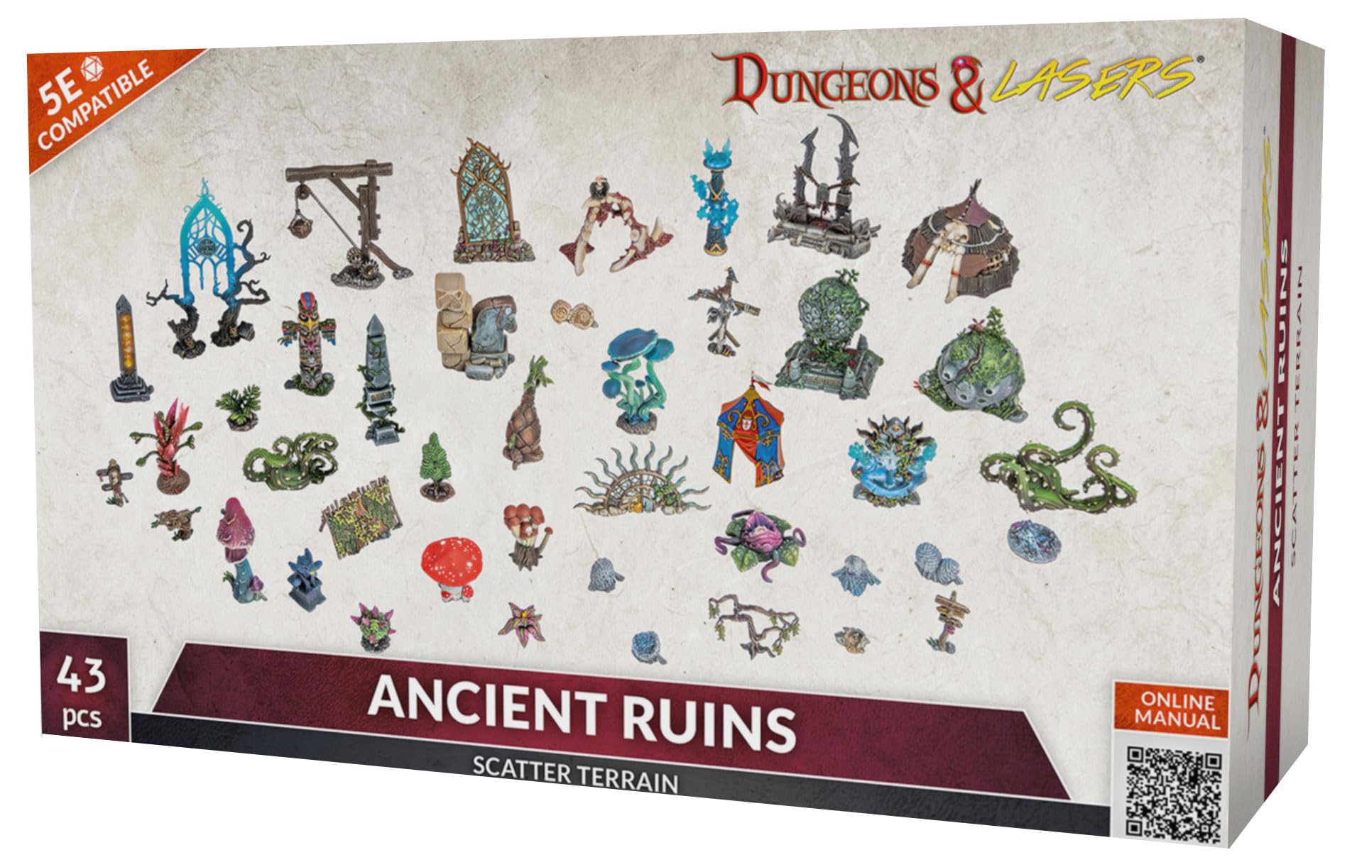 Dnd City Furnishings Rise of the Halflings Village House Furniture for Home Tabletop Scatter Terrain RPG Dungeons and Dragons Games - UK
