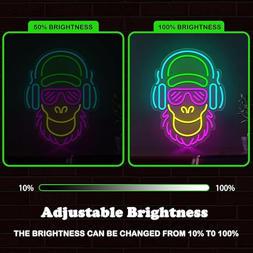 Miniatura 3 de Letrero de neón para decoración de pared, luz de neón para sala de juegos, letrero de luz LED para dormitorio, sala de estar, letreros de luces de