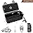 Flauno Travel Humidor - Portable Case Kit with Lighter (Without Gas), Cutter, Holder, Humidifier & Dropper, Waterproof, Crushproof, Airtight Seal (Holds up to 15 Cigars)