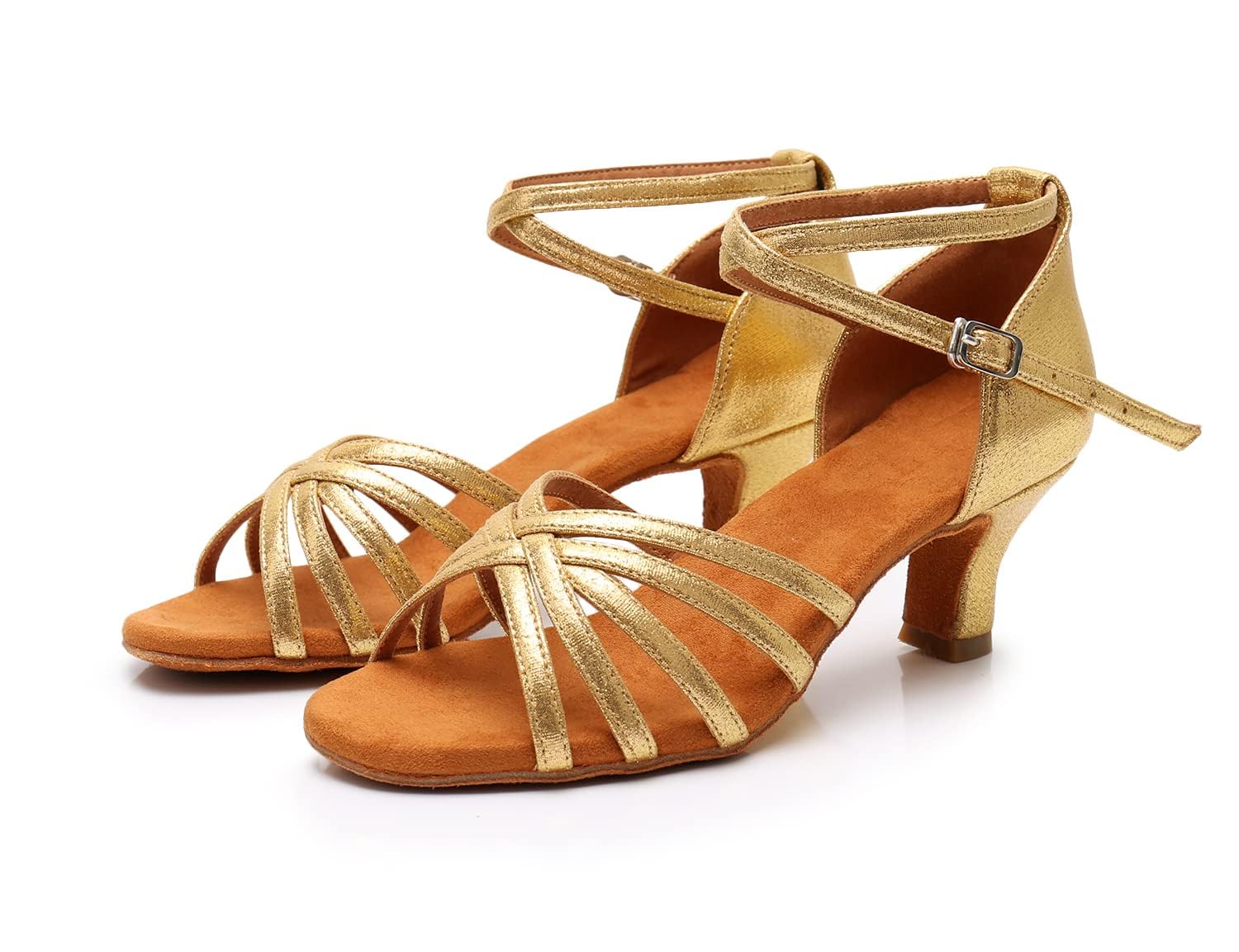 Rosefinch Zapatos de Danza Latina para Mujer Negro Profesional Zapatos de Baile de salón de Fiesta de Salsa de Baile práctica de Rendimiento Zapatos tamaño — view 23