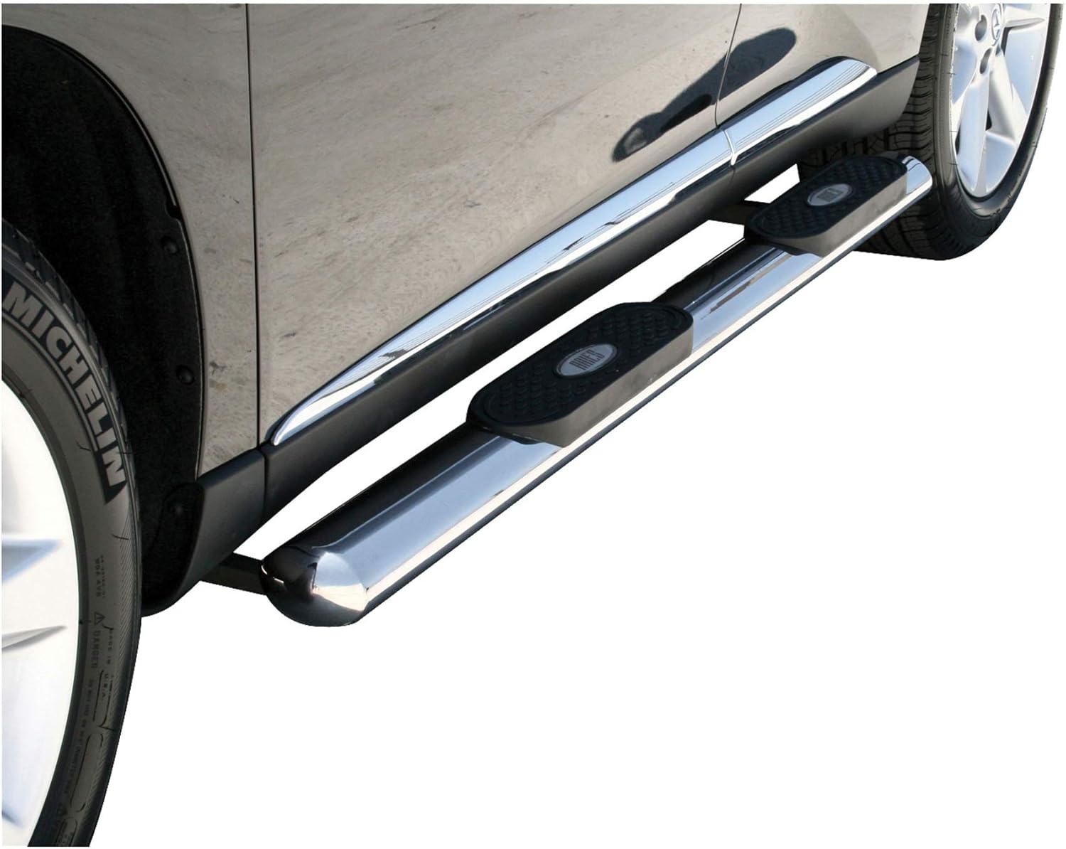 ARIES S222016-2 4-Inch Oval Polished Stainless Steel Nerf Bars, Select Lexus RX350, RX400, RX400h