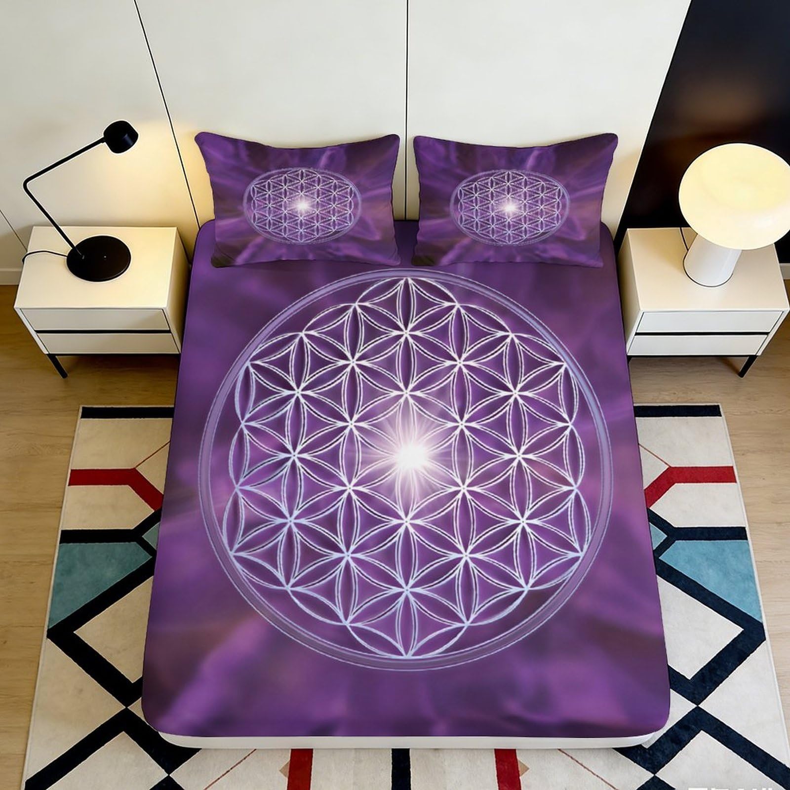 3D Printed Gingerbread Fitted Sheet Microfiber Deep Pocket Non-Slip Bedroom Mattress Fitted Cover Washable 160x200x25cm
