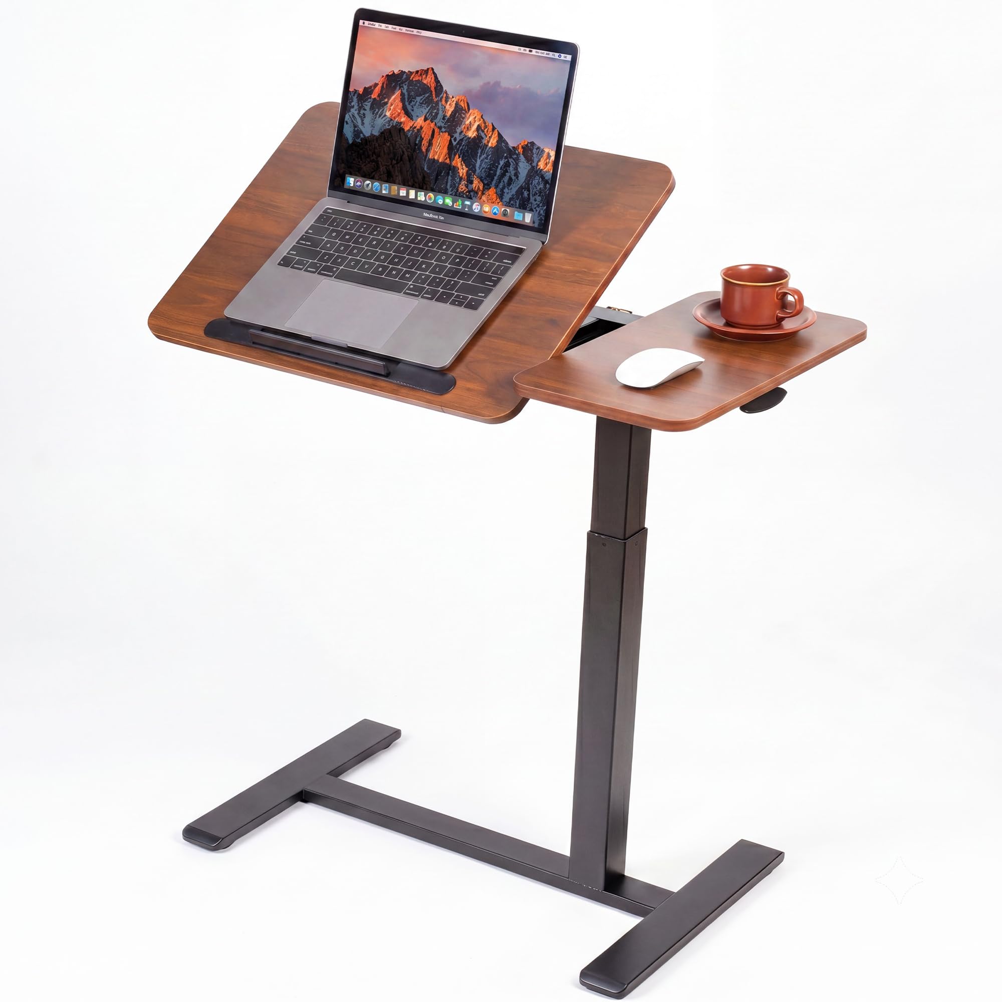 Amazon｜昇降式サイドテーブル 幅70×奥行40cm×高さ66-104cm 天板無段階
