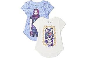 Descendants Movie Mal & Evie Girls 2-pack T-shirt Bundle Set