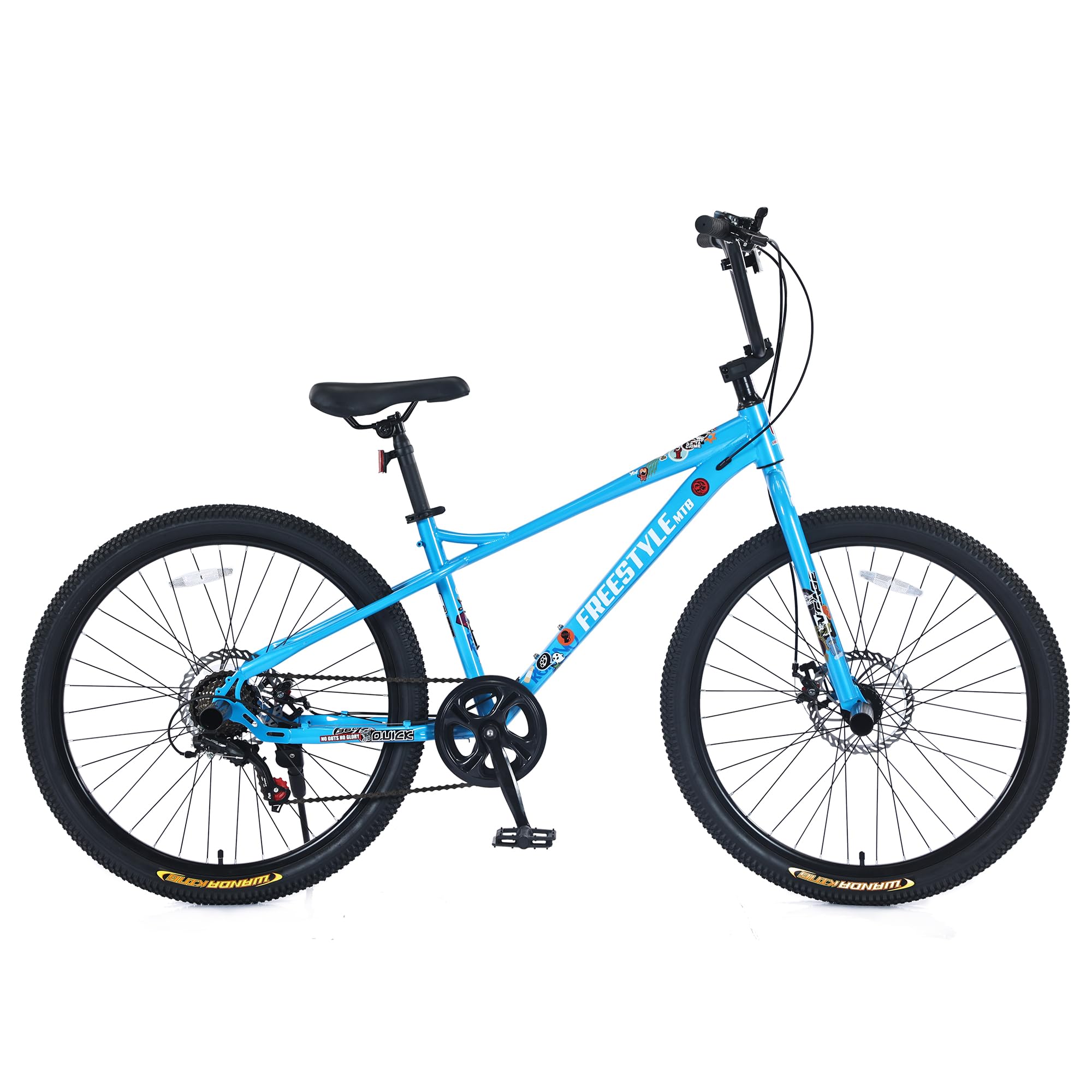 Amazon.com : ZUKKA 26 Inch Mountain Bike BMX Handlebar Bicycle 7
